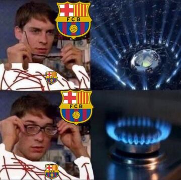 Los memes de las eliminaciones del Barça y Atleti en Champions