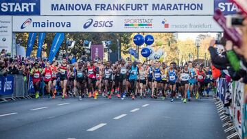 Imagen de la salida del Marat&oacute;n de Frankfurt.