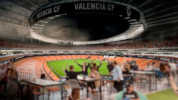 08/03/22 VALENCIA CF INFOGRAFIA DISE&Ntilde;O GRAFICO PROYECTO DEL ESTADIO NUEVO MESTALLA PANORAMICA
 PUBLICADA 09/03/22 NA MA20 3COL