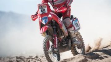 Puertas pretendía completar su décimo Dakar.