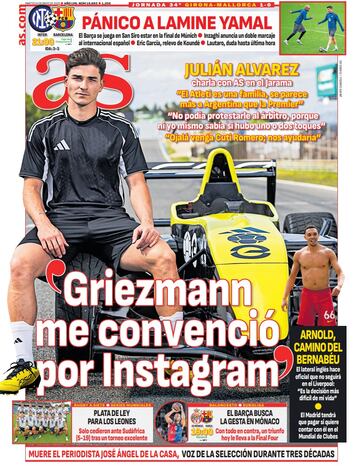 Las portadas de AS de mayo