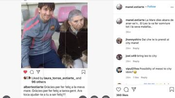 Un gui?o de Manel Estiarte a Messi le acerca m¨¢s al City