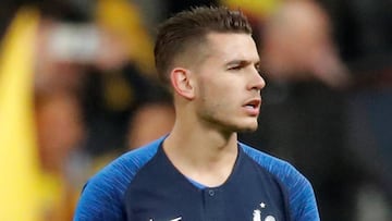 Lucas Hern&aacute;ndez, en un partido con la selecci&oacute;n de Francia.