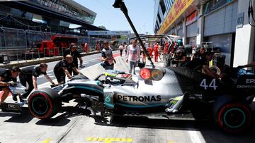 Lewis Hamilton (Mercedes W10). Austria, F1 2019.