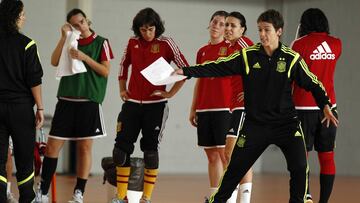 Alicia Morell durante un entrenamiento.