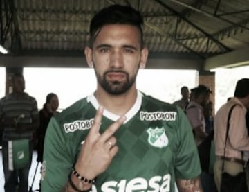 El delantero llegó a mediados de 2016 al Deportivo Cali. Tiene contrato vigente.