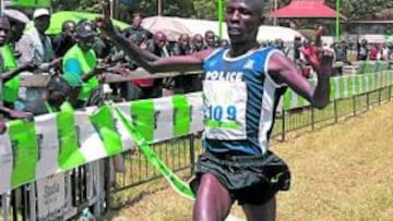 El keniano Moses Mosop.