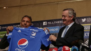 Enrique Camacho, presidente de Millonarios, fue consultado por la prensa argentina por Miguel &Aacute;ngel Russo, quien dirigi&oacute; al equipo azul entre 2017 y 2018