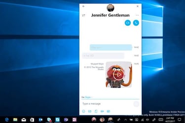 Chatea con tus contactos de Skype desde la barra de tareas de Windows 10