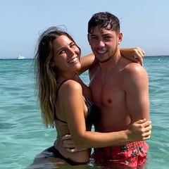 Mina Bonino, la novia de Fede Valverde, posa para una marca de lencería para embarazadas