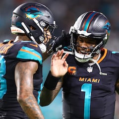Dolphins consiguen su primera victoria del año pese a lesión de Tyreek Hill