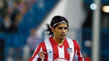 Banega, con el Atlético.