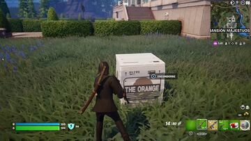 fortnite caja de carton metal gear solid snake