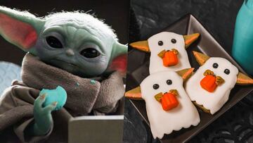 Star Wars The Mandalorian se disfraza de Halloween y nos enseña a cocinar estas galletas de Grogu