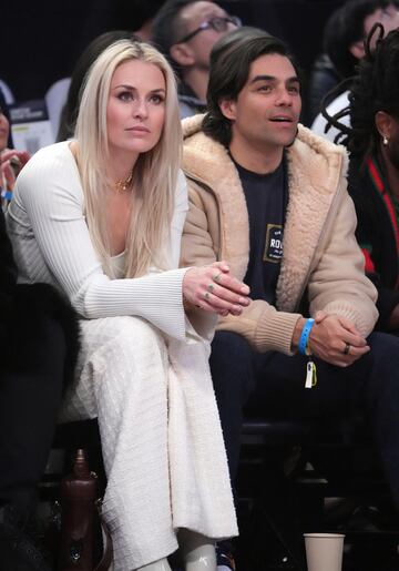 Lindsey Vonn y su pareja Diego Osorio.