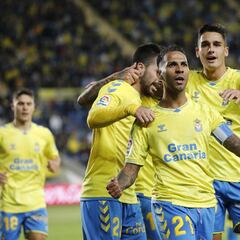 Las Palmas y Almería se desfondan sin éxito