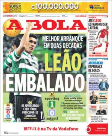 Portadas de la prensa mundial