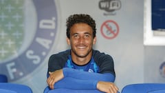 GETAFE, 07/10/2022.- el futbolista del Getafe Luis Milla durante una entrevista con EFE en la previa del partido de Ligaque enfrenta a su equipo con el Real Madrid. EFE/ Juan José Lahuerta
