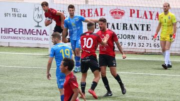 Imagen de un partido del Formentera.