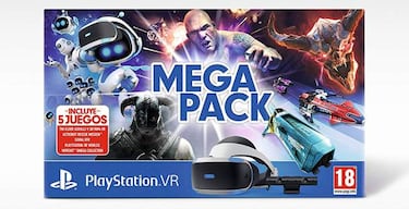 Nuevos packs de PlayStation VR con juego desde 259,99 euros