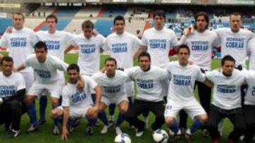 <b>FÚTBOL </b>Los jugadores del Alicante.