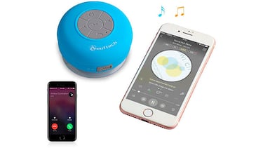 Lleva tu música al baño con el altavoz Bluetooth para la ducha mejor valorado en Amazon