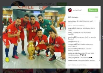 El festejo de la Roja en las redes sociales