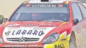 <b>A PUNTO. </b>Sordo, durante el tramo de reconocimiento de ayer.