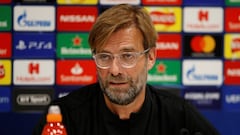 Klopp en rueda de prensa. 