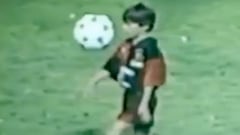 Atención a video inédito de Messi de niño con la ovación de ‘Marado’
