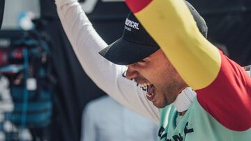 Angel Suarez Alonso performs at UCI DH World Cup in Leogang, Austria on June 11, 2022 // Bartek Wolinski / Red Bull Content Pool // SI202206110504 // Usage for editorial use only //