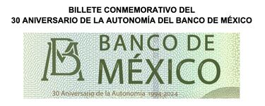 Así es el nuevo billete de 200 pesos que conmemora los 30 años de Banxico