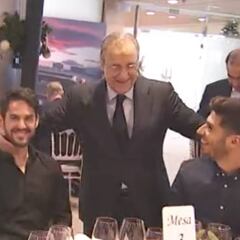 Este fue el mimo de Florentino a Isco en la comida de Navidad