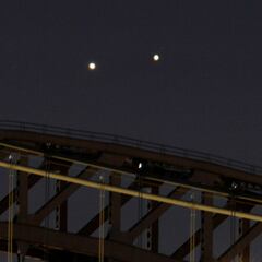 Estos son los dos planetas que podrán verse juntos hoy también