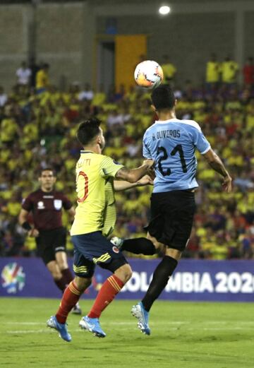 La Selección Colombia cayó 1-3 ante Uruguay en el último encuentro del Torneo Preolímpico y se quedó sin cupo a los Juegos Olímpicos