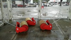 River prestó los rodillos a Boca para secar la cancha