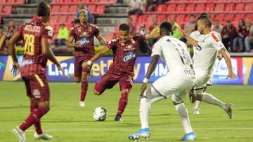 Tolima 2 - 2 Medell&iacute;n: Resultado, resumen y goles