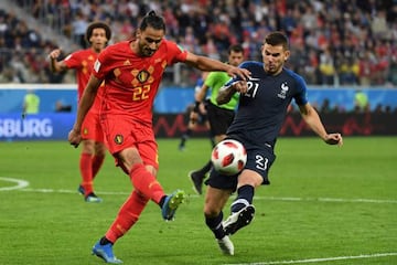 Lucas Hernández con la selección francesa.