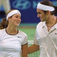 La última vez que Federer jugó Hopman Cup fue con su esposa