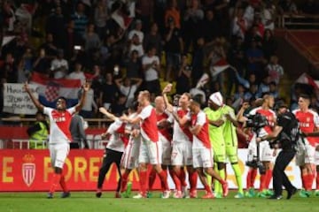 Mónaco y Falcao celebran: ¡Campeones de Francia!