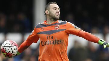 El arquero colombiano llegó al Arsenal en 2014 luego del Mundial de Brasil.