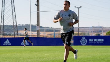 Fabi&aacute;n Orellana, jugador del Real Valladolid.