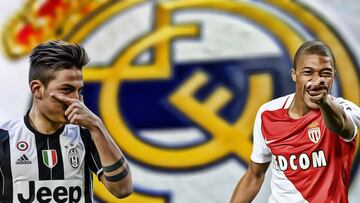 Dybala y Mbappé ganan en el 'cásting' del '9' del Madrid