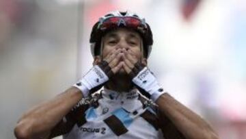 Blel Kadri celebra la mejor victoria de su palmarés.