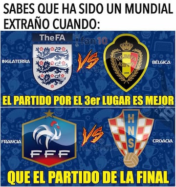 Los memes del triunfo de Bélgica ante Inglaterra