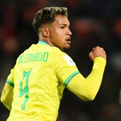 Marcos Leonardo, candidato a ‘nueve’ de Brasil