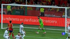 Nadie se percató: vean lo que hizo Mamardashvili tras fallar Ferran un penalti