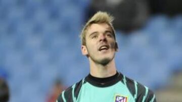 <b>LAMENTOS. </b>De Gea se lamenta en un gol encajado el miércoles.