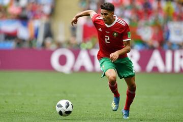 Achraf Hakimi, jugador del Real Madrid.