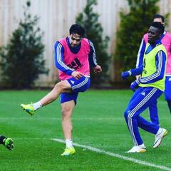 Falcao se prepara para el partidazo con Manchester City